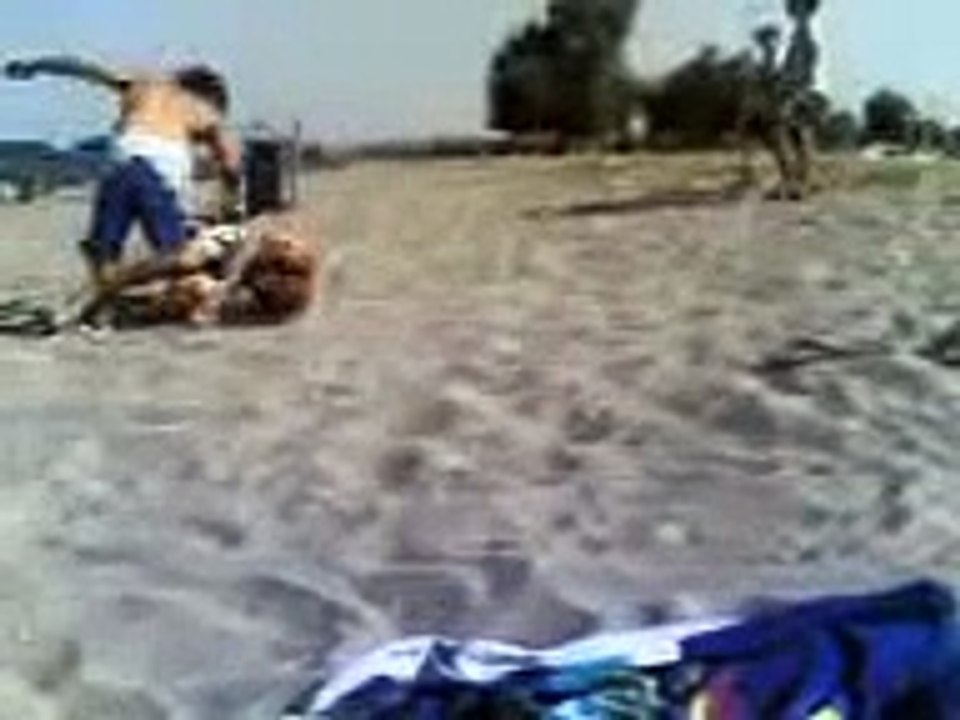 Giovanni Pedace Vs Daniele Spataro Wrestling amateur on the beach