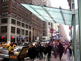 New York waves of pedestrians