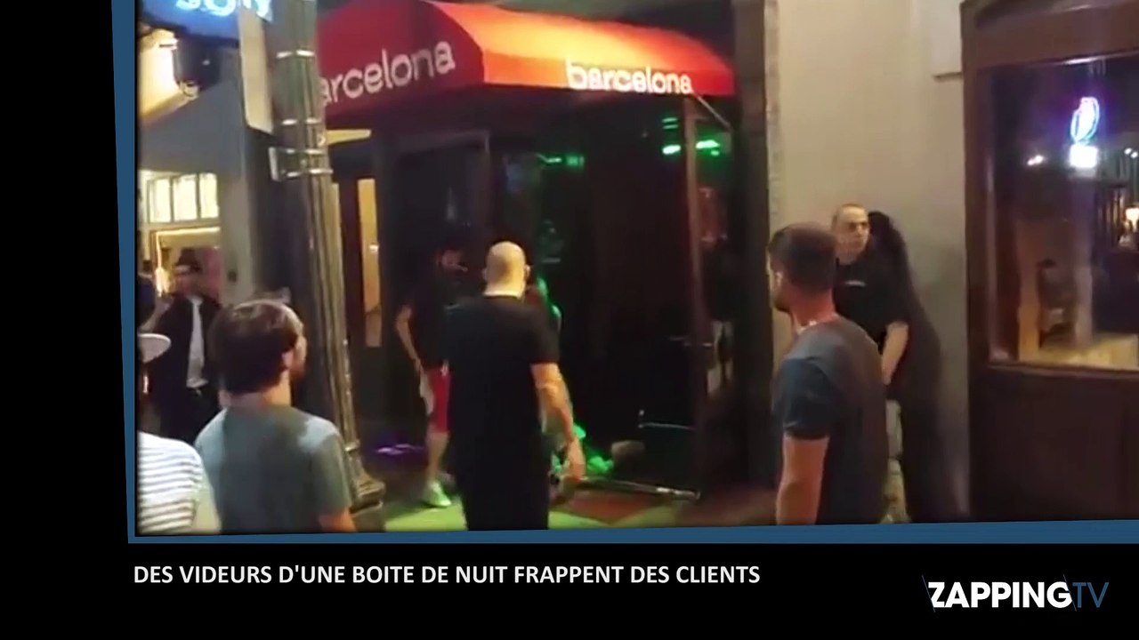 Des videurs frappent et étranglent violemment des clients à la sortie d’une boite de nuit