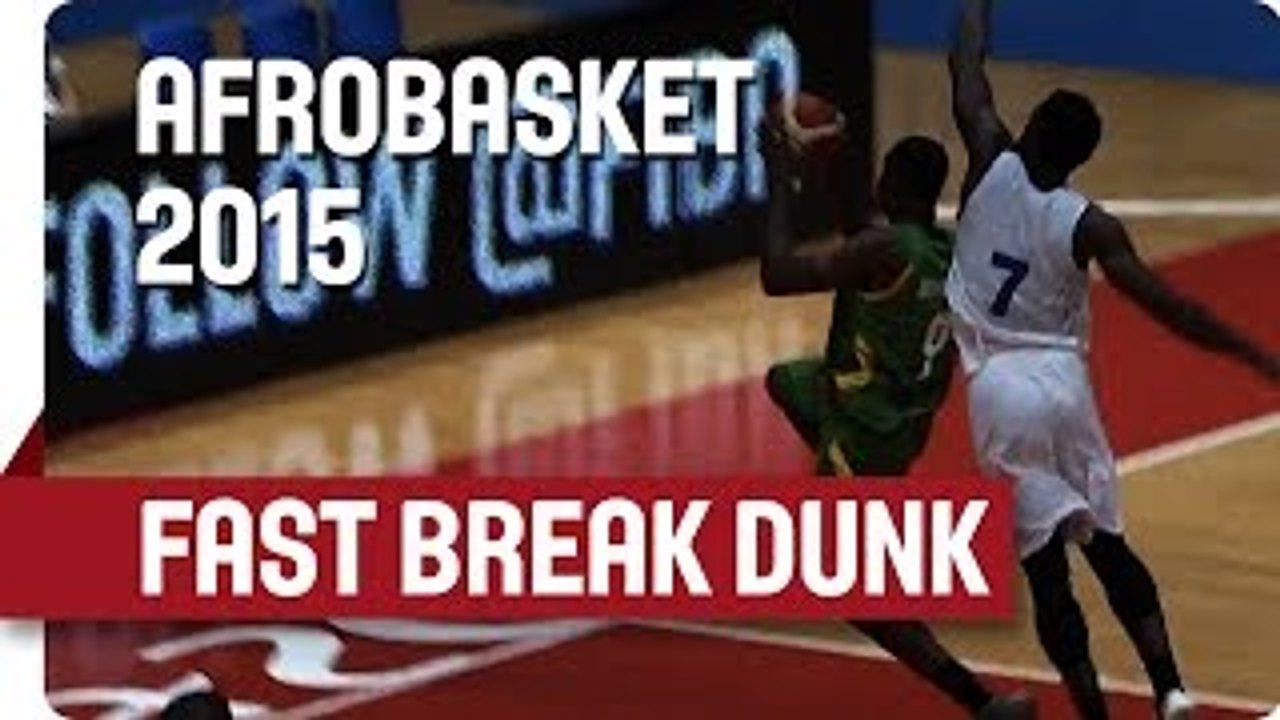 Moungoro's Fast Break Dunk - AfroBasket 2015