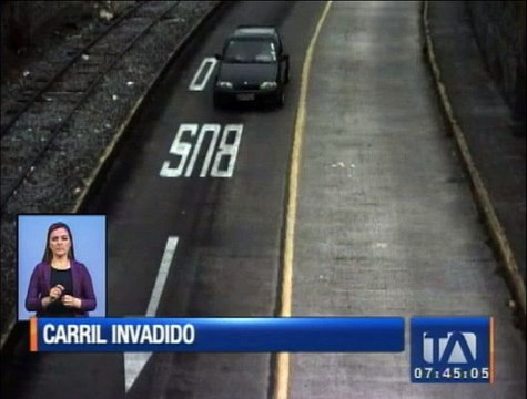 Graves infracciones de tránsito son registradas por las cámaras de la AMT