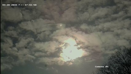 Solar Eclipse as seen from JMC Secure CCTV Camera