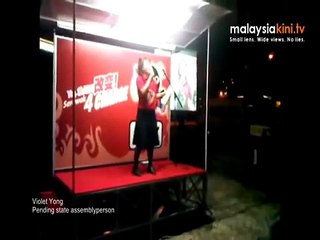 Anti-Taib sing-a-long at ceramah