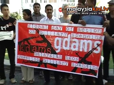 NGO serah memo bantah perbelanjaan ketenteraan