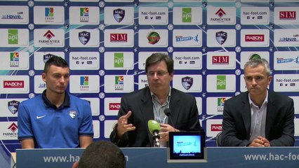 Conférence de presse du Président du HAC Vincent Volpe