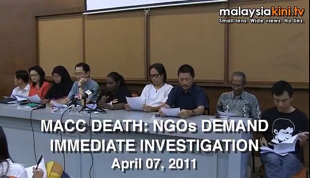 MACC death: NGOs demand immediate investigation