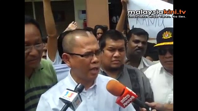 Perkasa, Gaps demonstrate at PKR HQ