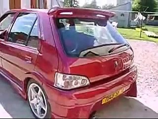 peugeot 106 tuning vidéo N°1 de la voiture de Chewbee