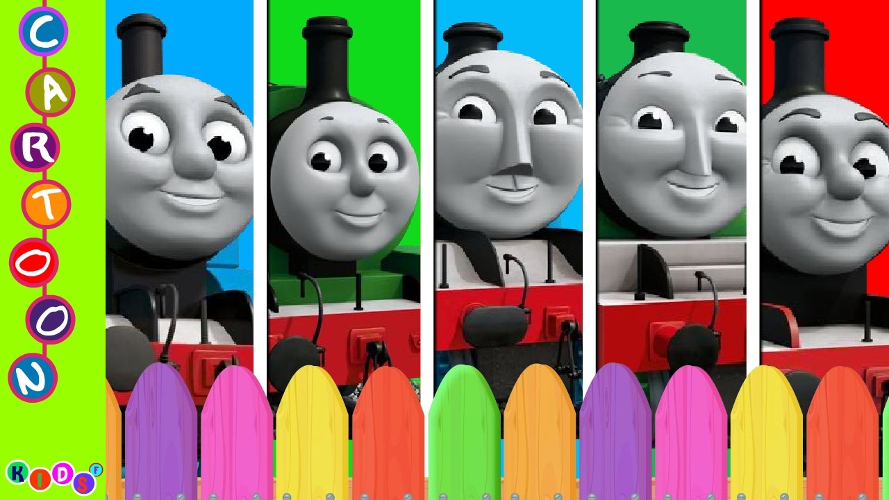 Thomas and friends, percy, gordon, henry, james Finger Family Nursery