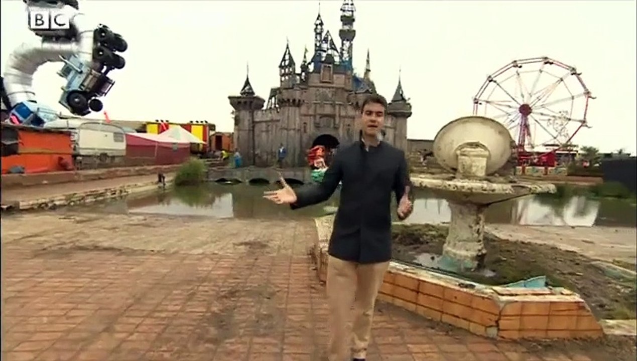 Voici Dismaland : le Disneyland vu par l'artiste Banksy