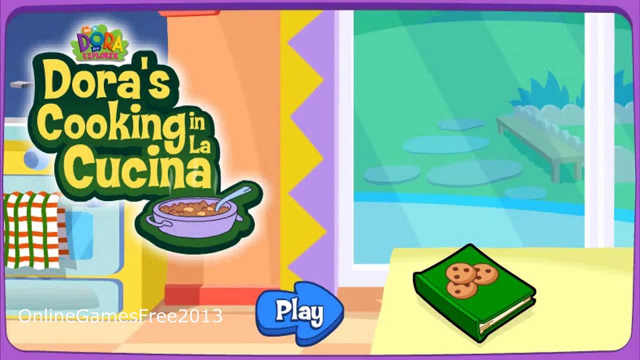 Dora The Explorer Cartoon Game Dora Cooking In La Cocina Free Online Games