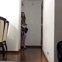 OMG! Funny girl slipped