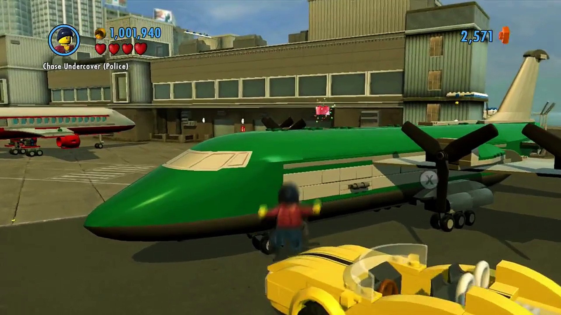 LEGO City Undercover - Chap 10: Airport, Collect Super Bricks, Airplanes  1080 HD Gameplay Wii U - video Dailymotion