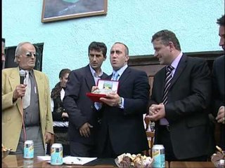Ramush Haradinaj-Qytetar Nderi në Tropojë 2008