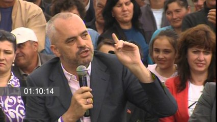 Rama në Kamëz e Paskuqan: Premtoj legalizim, me Berishën duhen 165 vjet