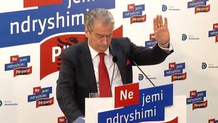 Berisha jep dorëheqjen si kreu i PD: Përgjegjësia për zgjedhjet vetëm e imja