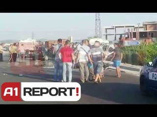 Kavajë, përplaset furgoni me pasagjerë, vdes 1 grua, plagosen 5 të tjerë