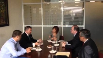 Ylli Ndroqi, takim me Drejtoren e Përgjithëshme të Meksikës për Evropën, Maria Aguirre