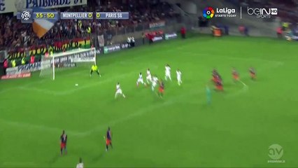 Serge Aurier Disallowed Goal | Montpellier v. Paris Saint-Germain - 21.08.2015 HD