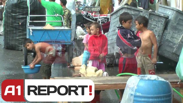 Romët dhe disa nga rrugët e Tiranës përmbyten nga shiu