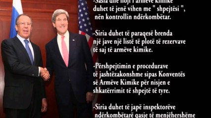 SHBA-Rusi, arrihet marrëveshja për Sirinë. Assad `urdhërohet` të dorëzojë armët brenda një jave