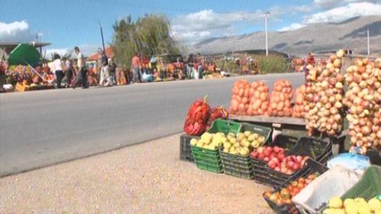 Скачать видео: Tregëti buzë rrugëve nacionale, zgjidhja për fermerët e Korçës për shitjen e perimeve