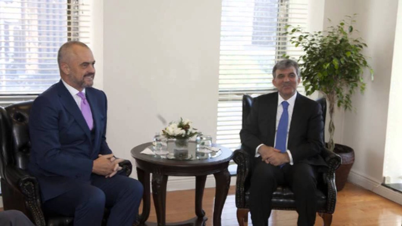 Rama takon Presidentin turk Gyl. Konfirmohet partneriteti strategjik Turqi-Shqipëri