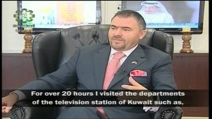 Vizita e Presidentit të RTV "Ora News"në Kuvajt, Ylli Ndroqi intervistë për televizionin shtetëror