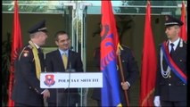 Burgaj i dorëzon flamurin drejtorit të ri të policisë Didi:Tahiri prezanton 12 krerët e uniformave
