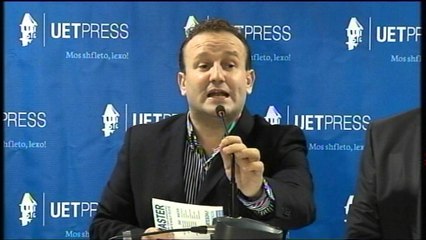 Adrian Civici promovon në UET librin "Shteti apo Tregu? Cilin model zhvillimi të ndjekim?"