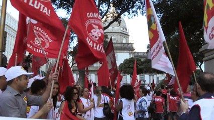 تظاهرات دعم للرئيسة روسيف في البرازيل