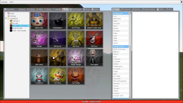 FNAF 2 GMOD WITHERED ANIMATRONICS PILL PACK
