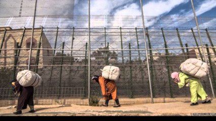 Biznesi me ngarkesat në kufirin Maroken.Dallimi mes "grave mushka" shqiptare e meliles