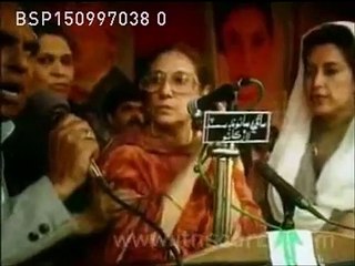 Benazir Bhutto's Mother  Begum Nusrat Bhutto Dead in Dubai