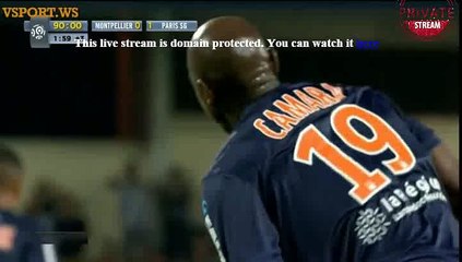 Souleymane Camara Bicycle Kick - Montpellier 0-1 PSG - Ligue 1 - 21.08.2015 HD