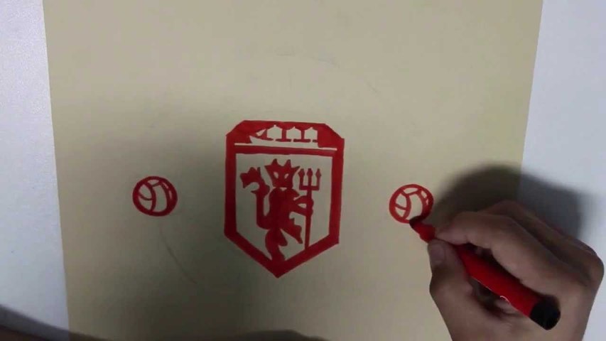 How I Draw Manchester United Emblem