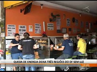 QUEDA DE ENERGIA DEIXA TRÊS REGIÕES SEM LUZ