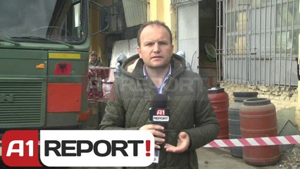 A1 Report - Tiranë, largohet 700 kg cianur nga ish uzina "Dajti"