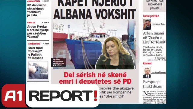 A1 Report - Trafiku Mal i Zi-Durres, kapet njeriu i deputetes Albana Vokshi