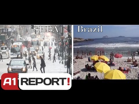 A1 Report - Moti i keq dhe stuhi bore ne SHBA, temperatura te larta ne Brazil