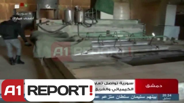 A1 Report - Nis largimi i armeve kimike te Sirise, zhvendoset sasia e pare