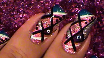 80'S INSPIRED ABSTRACT NAIL ART DESIGN TUTORIAL