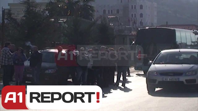A1 Report- Berat,zhvendoset ne periferi stacioni i autobuseve, shoferet ne proteste