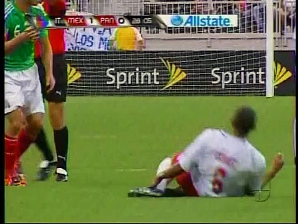 Mexico vs Panama (09.Jul.09) gol de Blas Perez 1-1