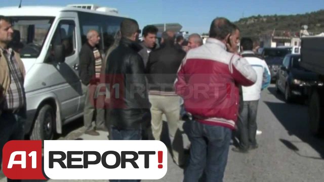 A1 Report - Korçe, protesta ne diten e 11, asnje zgjidhje per drejtuesit e furgoneve
