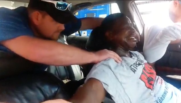 Purse Snatcher Held Down by Witnesses Until Police Arrive