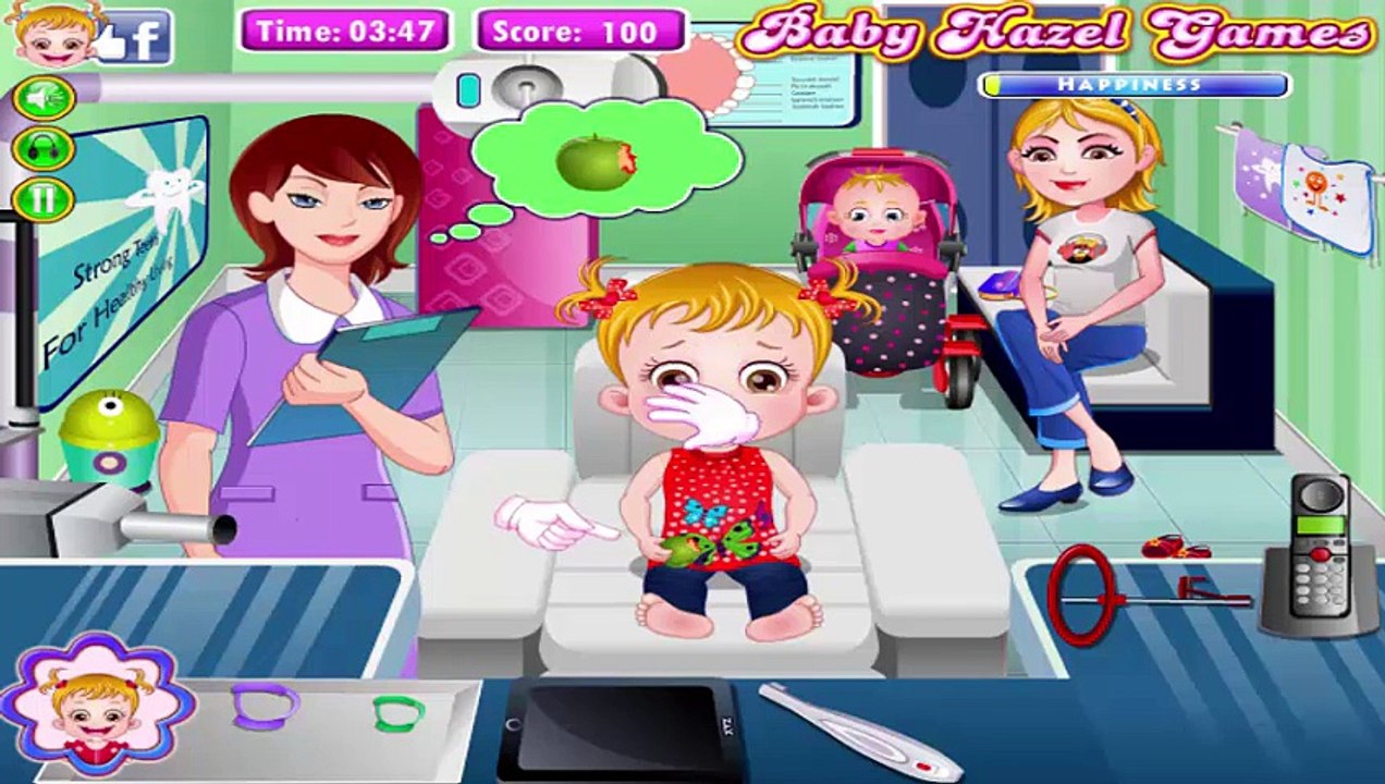 Baby Hazel Gums Treatment - Baby Hazel At Dentist - Level 3 -	Dental checkup of Baby Hazel