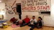 Gréve de la faim de sans-papiers Latino-américains à Ixelles