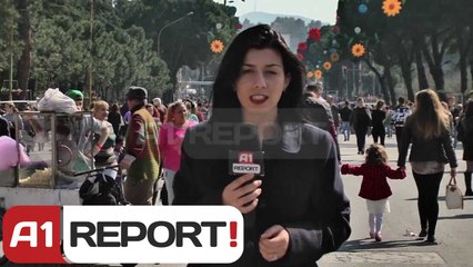 A1 Report - Atmosfera ne kryeqytet ne 14 mars, diten e veres