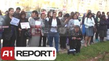 A1 Report - Tiranë, besimtarët katolikë, protestë kundër abortit te 